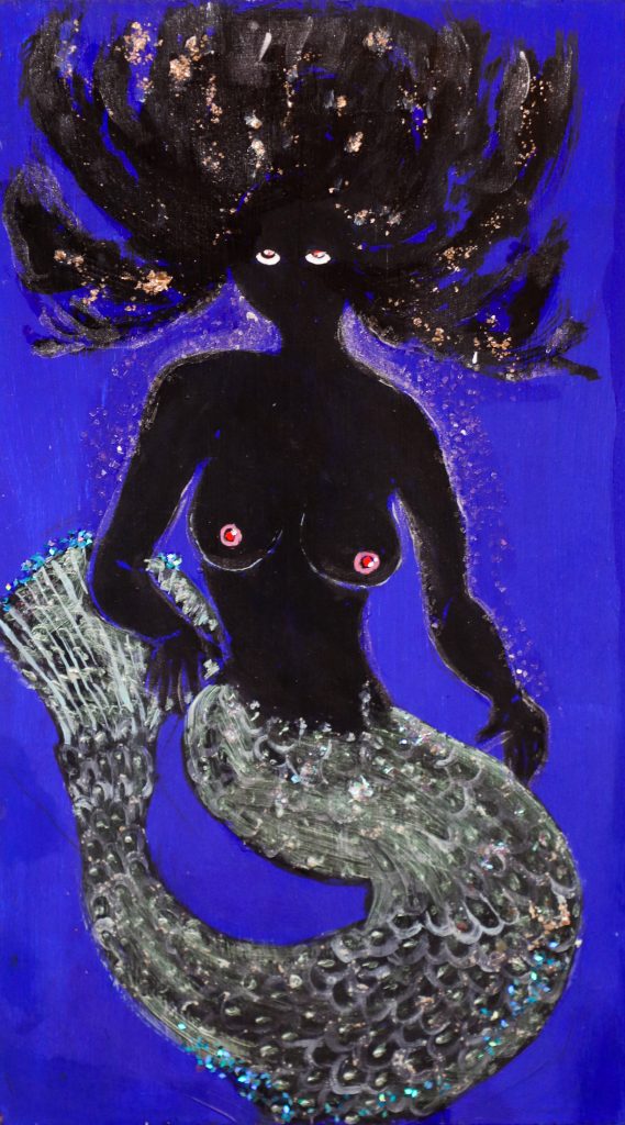 Mami Wata 20 1/2”x11 1/2”