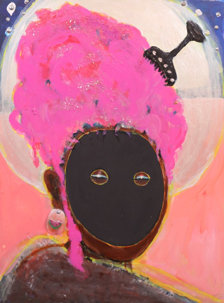 Pink Feathers 18” 24”