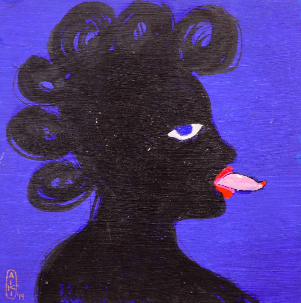 Wild Womyn Don’t Get The Blues A (triptych) 35”x12”